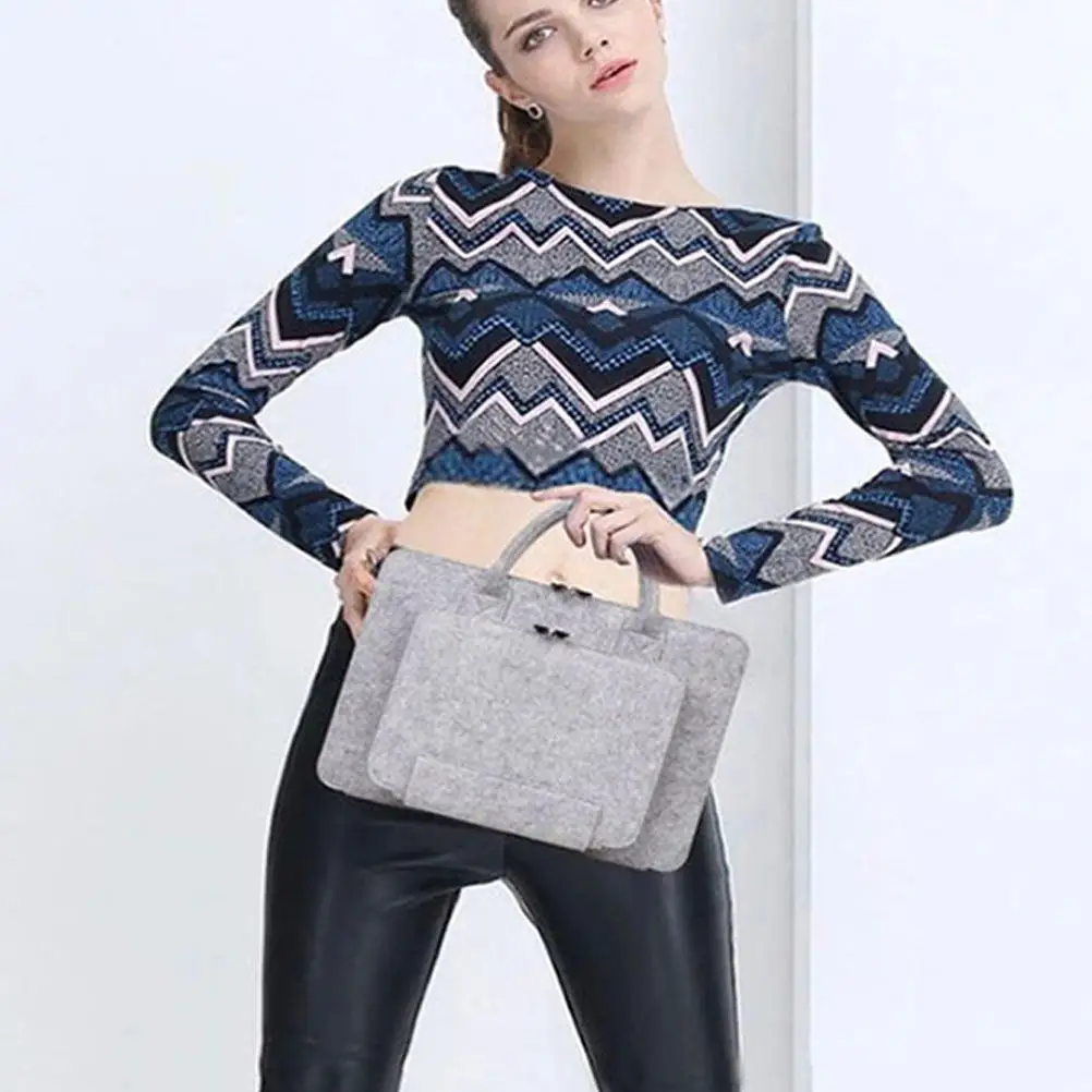 1pc Laptop Bag Portable Notebook Container For Computer Tablet Storage Business Briefcase Lightweight Felt Cloth Case
1pc Laptop Bag Portable Notebook Container For Computer Tablet Storage Business Briefcase Lightweight Felt Cloth Case