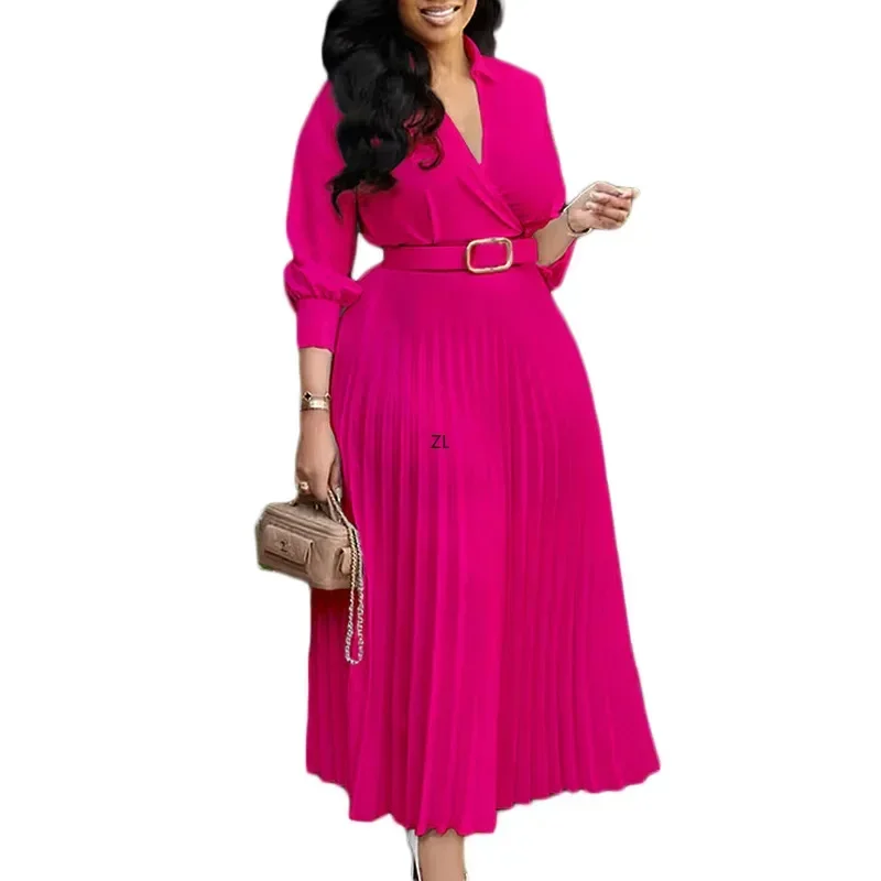2024 Elegant African Dresses for Women Autumn Long Sleeve V-neck Polyester Party Evening Long Maxi Dress Gowns Africa Clothing
2024 Elegant African Dresses for Women Autumn Long Sleeve V-neck Polyester Party Evening Long Maxi Dress Gowns Africa Clothing