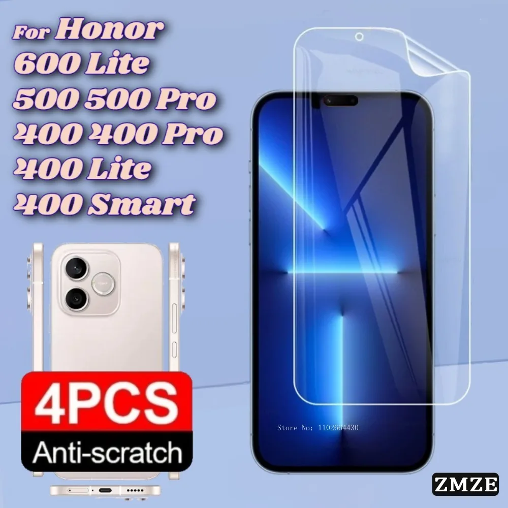 4 Pieces Hydrogel Film for 400 Pro 400 Lite 400 Smart Screen Protective Film For Honor 600 Lite 500 500 Pro Not Glass Soft Film
4 Pieces Hydrogel Film for 400 Pro 400 Lite 400 Smart Screen Protective Film For Honor 600 Lite 500 500 Pro Not Glass Soft Film