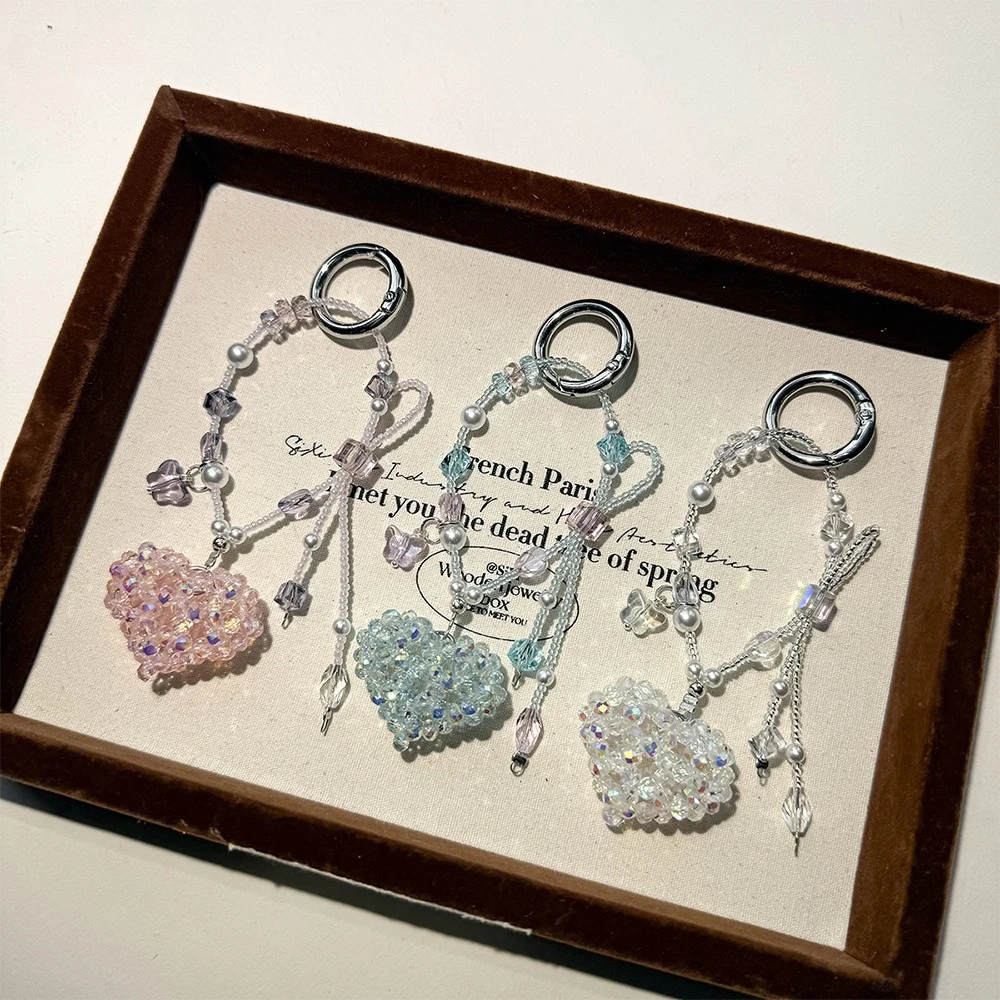 Luxury 3D Beaded Crystal Heart Phone Lanyard Bow Tassel Keychain Fairy Coquette Bag Charm Aesthetic Anti-lost Wrist Strap
Luxury 3D Beaded Crystal Heart Phone Lanyard Bow Tassel Keychain Fairy Coquette Bag Charm Aesthetic Anti-lost Wrist Strap