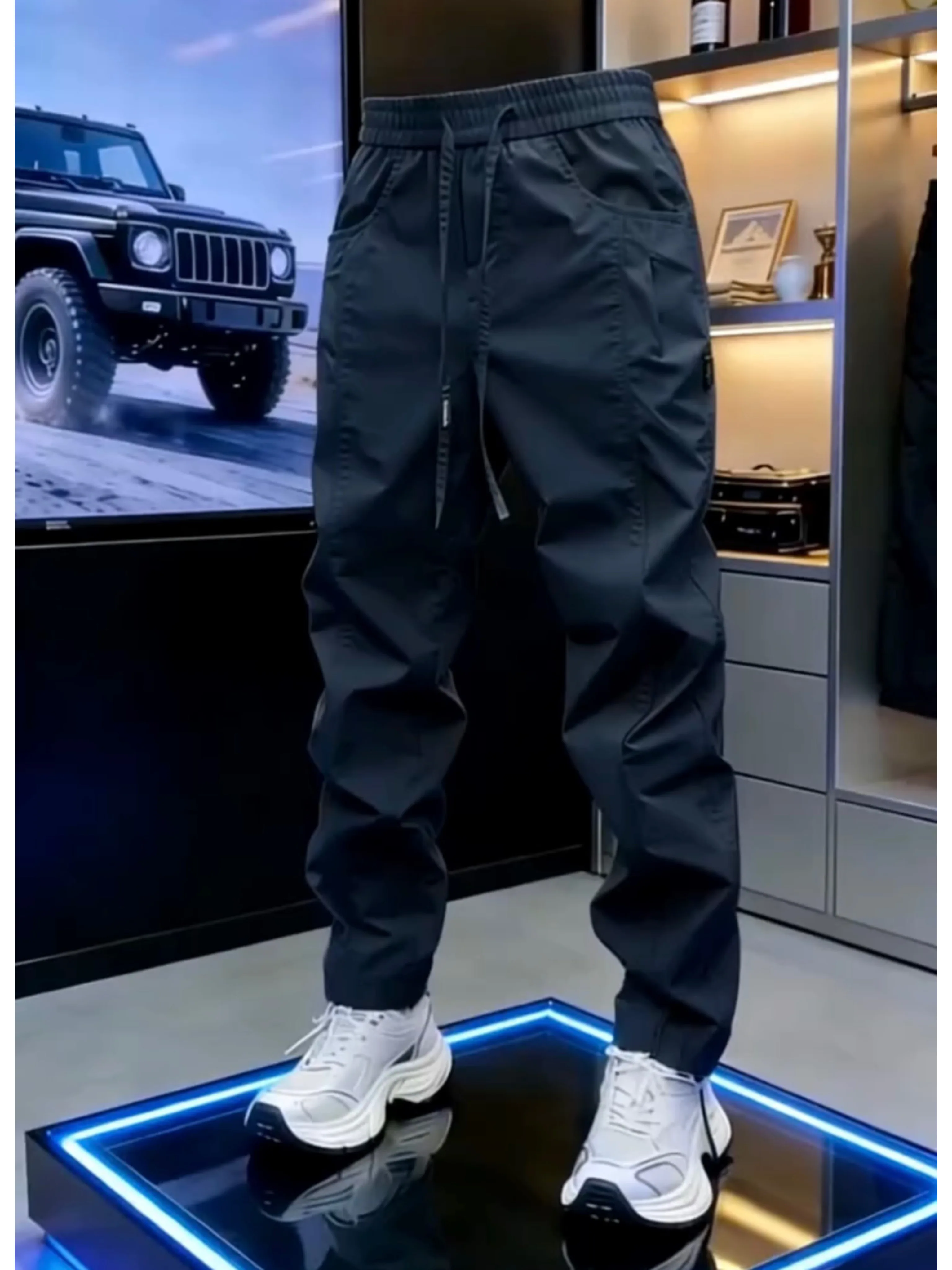 Spring Summer Men's Casual Sporty Outdoor Elastic Comfortable Loose Fashionable Polyester Fiber Middle Waist Small Footed Tro...
Spring Summer Men's Casual Sporty Outdoor Elastic Comfortable Loose Fashionable Polyester Fiber Middle Waist Small Footed Tro...