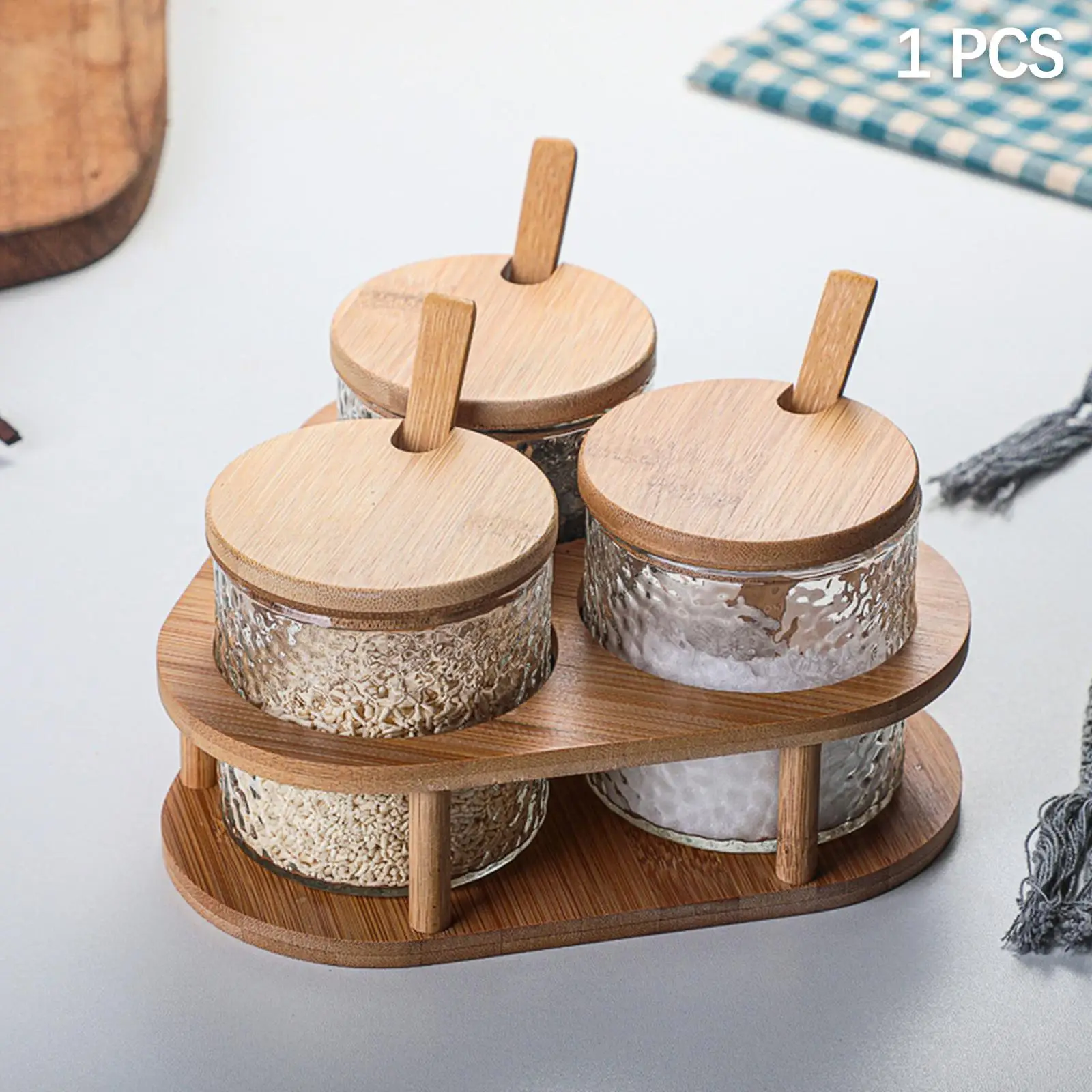 Glass with Wood Lid 280mlPepper Seasoning Organizer Spice Bottle for Coffee Seasoning
Glass with Wood Lid 280mlPepper Seasoning Organizer Spice Bottle for Coffee Seasoning