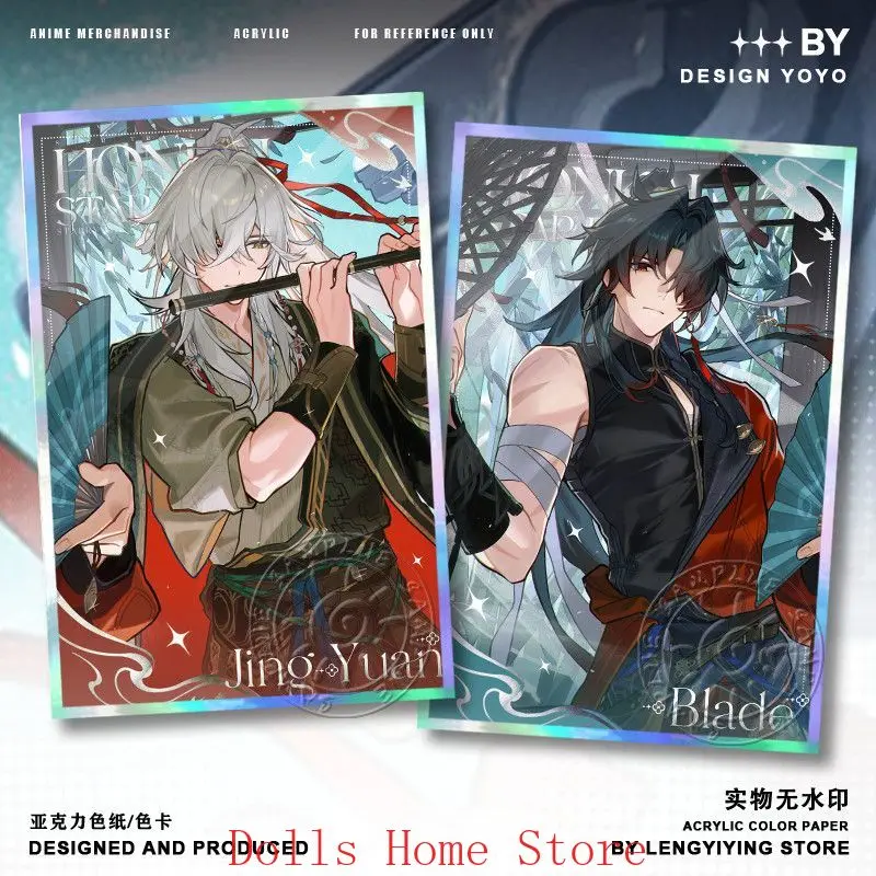 Anime Honkai: Star Rail Dan Heng Jing Yuan Kawaii Game Cosplay Acrylic Coloured Paper Desk Stand Fans Collection Card Gift
Anime Honkai: Star Rail Dan Heng Jing Yuan Kawaii Game Cosplay Acrylic Coloured Paper Desk Stand Fans Collection Card Gift