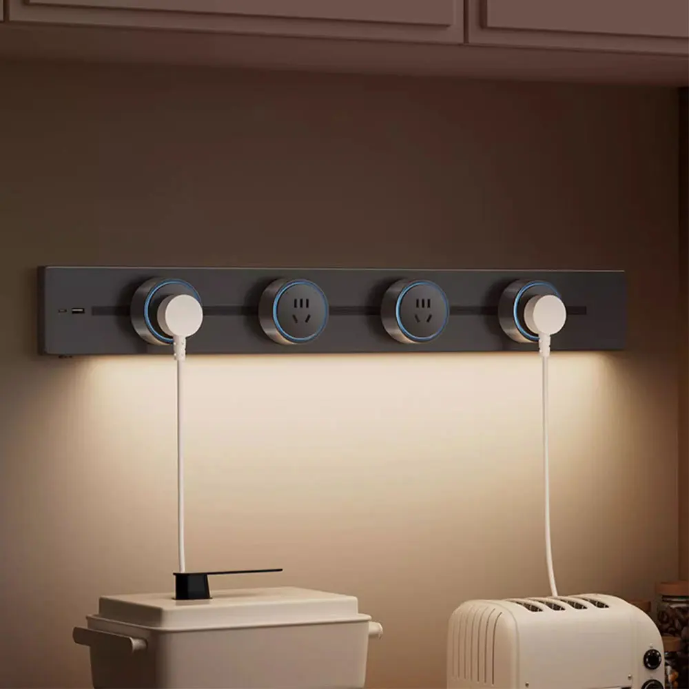 EU US Universal Home Room Movable Power Rail Sliding Track Socket With LED Human Body Induction Light Desktop Mobile Socket
EU US Universal Home Room Movable Power Rail Sliding Track Socket With LED Human Body Induction Light Desktop Mobile Socket