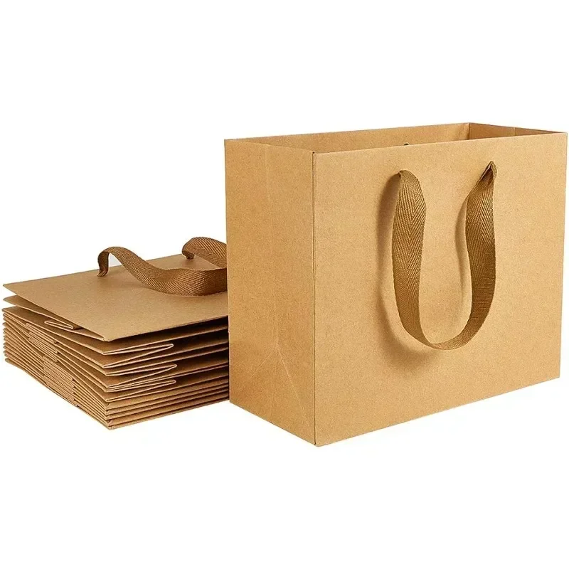 100pcs Customized Kraft Paper Shopping Bags Paper with Handles Gift Wedding Christmas Party Bags Retail Handle Bags
100pcs Customized Kraft Paper Shopping Bags Paper with Handles Gift Wedding Christmas Party Bags Retail Handle Bags