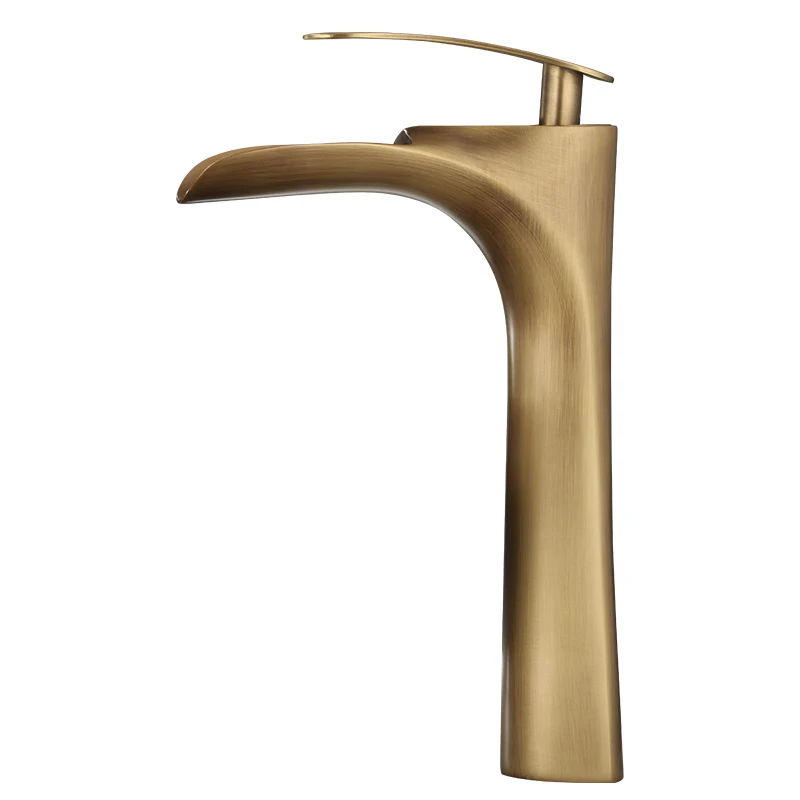 Antique all-copper faucet, hot and cold basin, waterfall, retro European heightening home
Antique all-copper faucet, hot and cold basin, waterfall, retro European heightening home