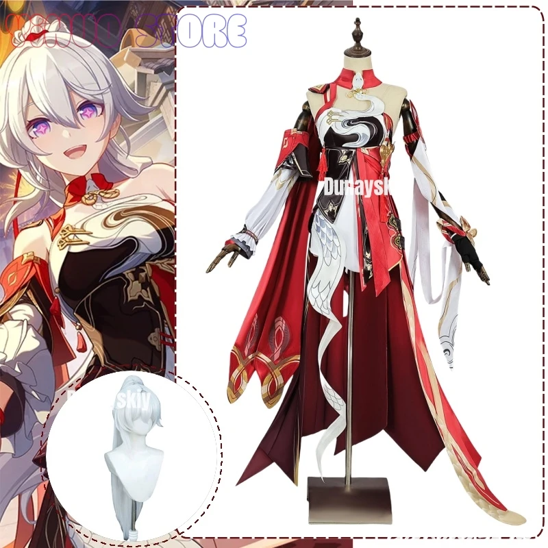 Аниме игра Honkai Impact 3rd Kiana костюм Чивань Jixing платье парик Хэллоуин ролевая вечеринка игра одежда Déguisement Fille
Аниме игра Honkai Impact 3rd Kiana костюм Чивань Jixing платье парик Хэллоуин ролевая вечеринка игра одежда Déguisement Fille