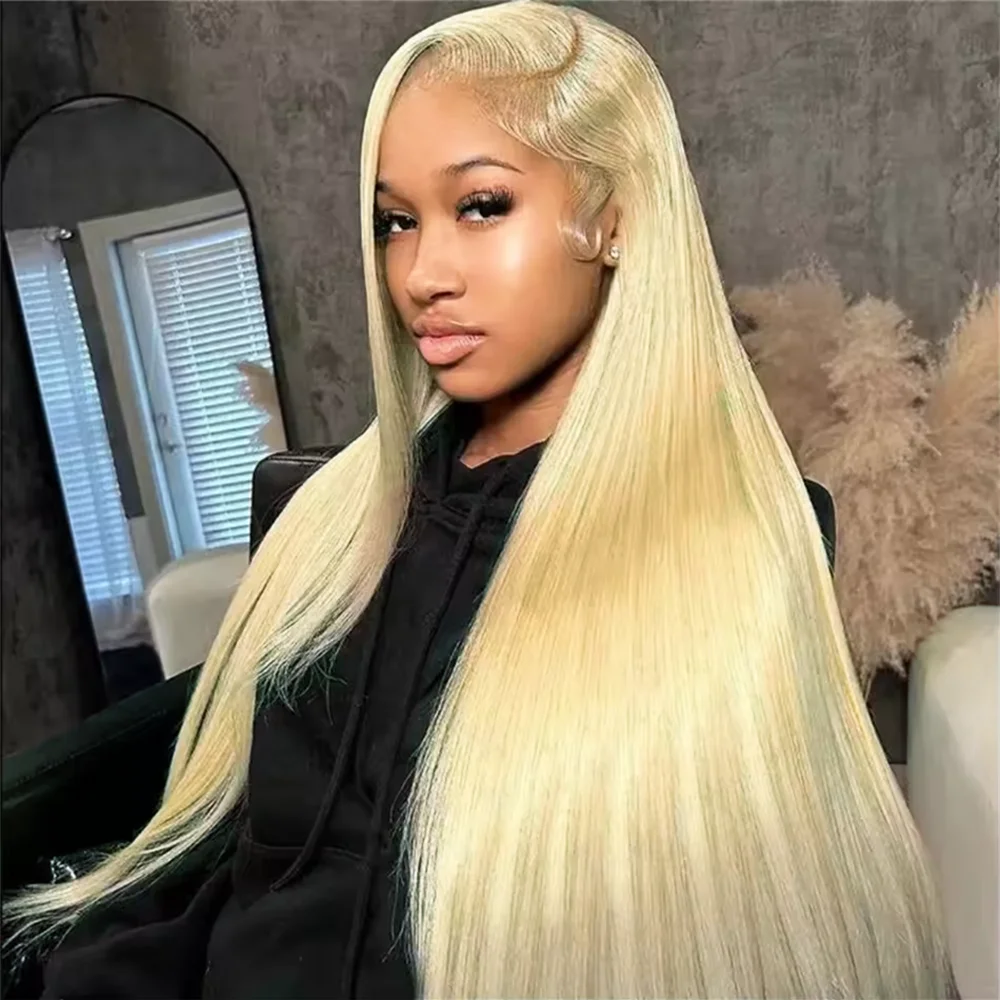 200% Honey Blonde 13x6 HD Transparent Lace Front Human Hair Wigs For Women 613# 34 36 Inch Straight 13x4 Lace Frontal Wigs
200% Honey Blonde 13x6 HD Transparent Lace Front Human Hair Wigs For Women 613# 34 36 Inch Straight 13x4 Lace Frontal Wigs