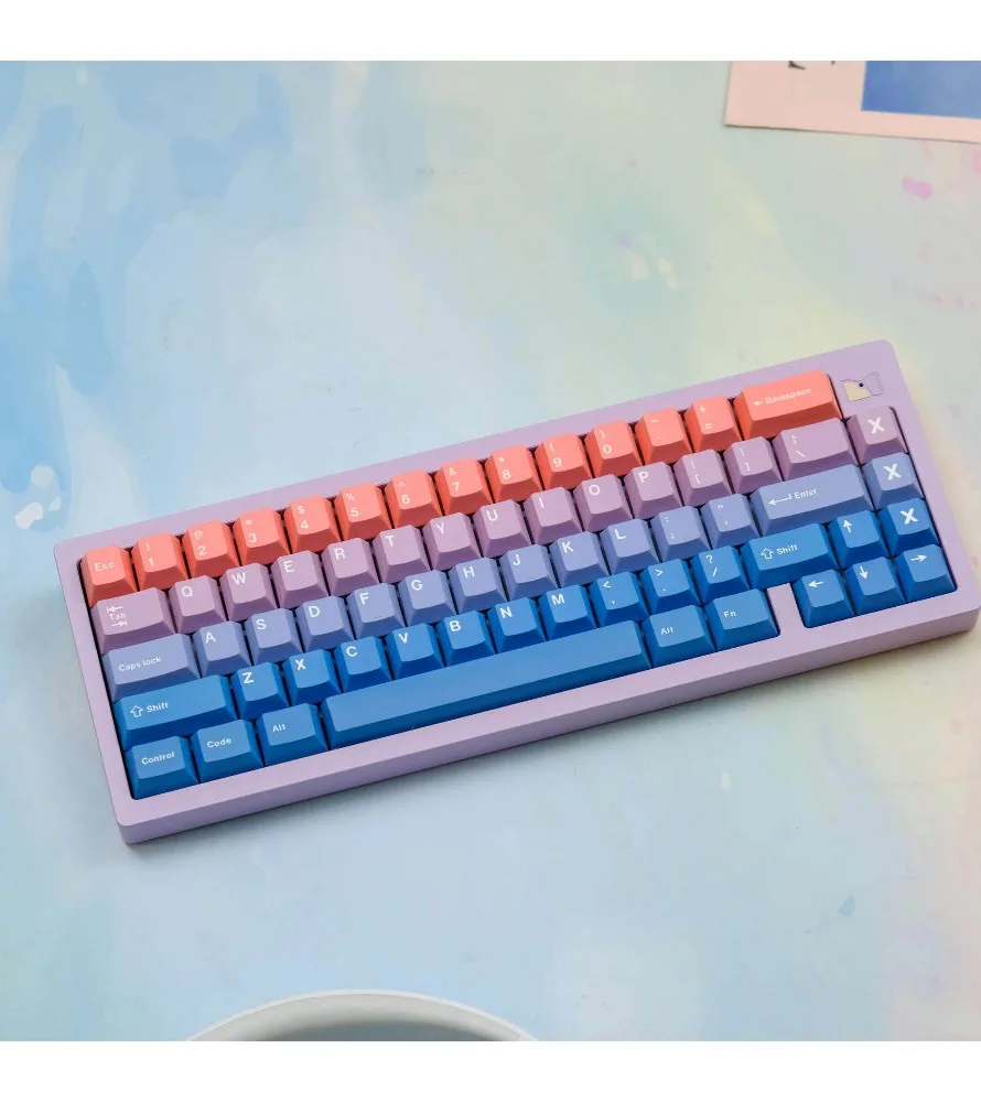 Fairy tale gradual change keycap 147 keys PBT material original height five-sided sublimation process suitable for mechanical
Fairy tale gradual change keycap 147 keys PBT material original height five-sided sublimation process suitable for mechanical