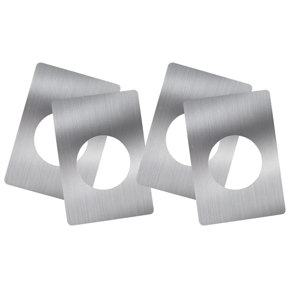 4Pcs Stainless Steel Door Reinforcement Plates Door Knob Repair Cover Deadbolt Hole Filler for Kitchen Living Room Bathroom
4Pcs Stainless Steel Door Reinforcement Plates Door Knob Repair Cover Deadbolt Hole Filler for Kitchen Living Room Bathroom