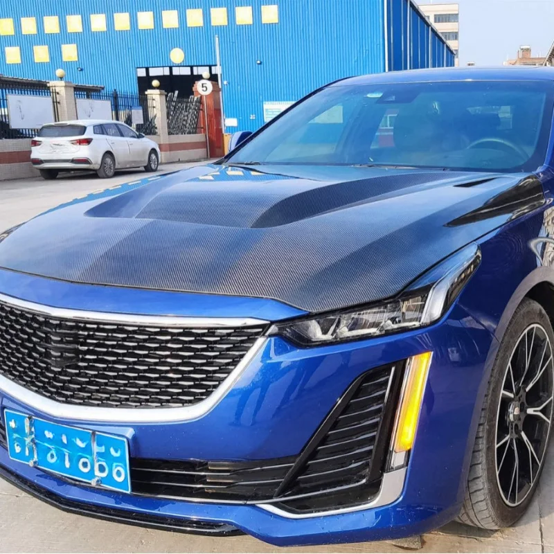 Zengxuan For Cadillac CT5 GTS Carbon Fiber Engine Hood Head Cover
Zengxuan For Cadillac CT5 GTS Carbon Fiber Engine Hood Head Cover