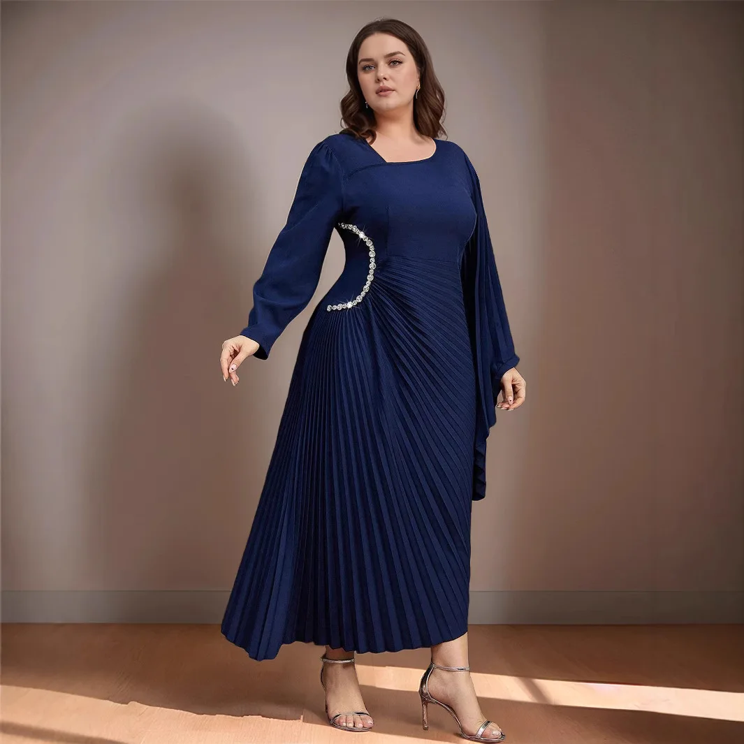 Luxury Diamonds Abaya Dubai Kaftan Women Muslim Dress Flare Sleeve Pleated Evening Party Gown Morocco Caftan Femme Robe Jalabiya
Luxury Diamonds Abaya Dubai Kaftan Women Muslim Dress Flare Sleeve Pleated Evening Party Gown Morocco Caftan Femme Robe Jalabiya