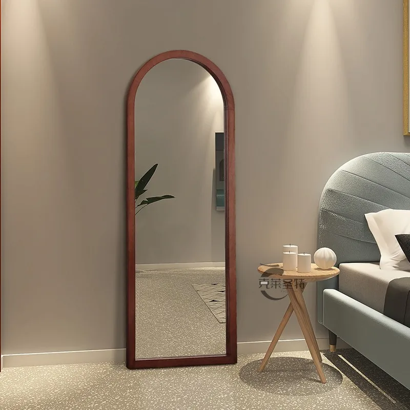 American-style retro dressing mirror arch, light luxury wooden frame floor-to-ceiling mirror, wall-mounted European-style arched
American-style retro dressing mirror arch, light luxury wooden frame floor-to-ceiling mirror, wall-mounted European-style arched