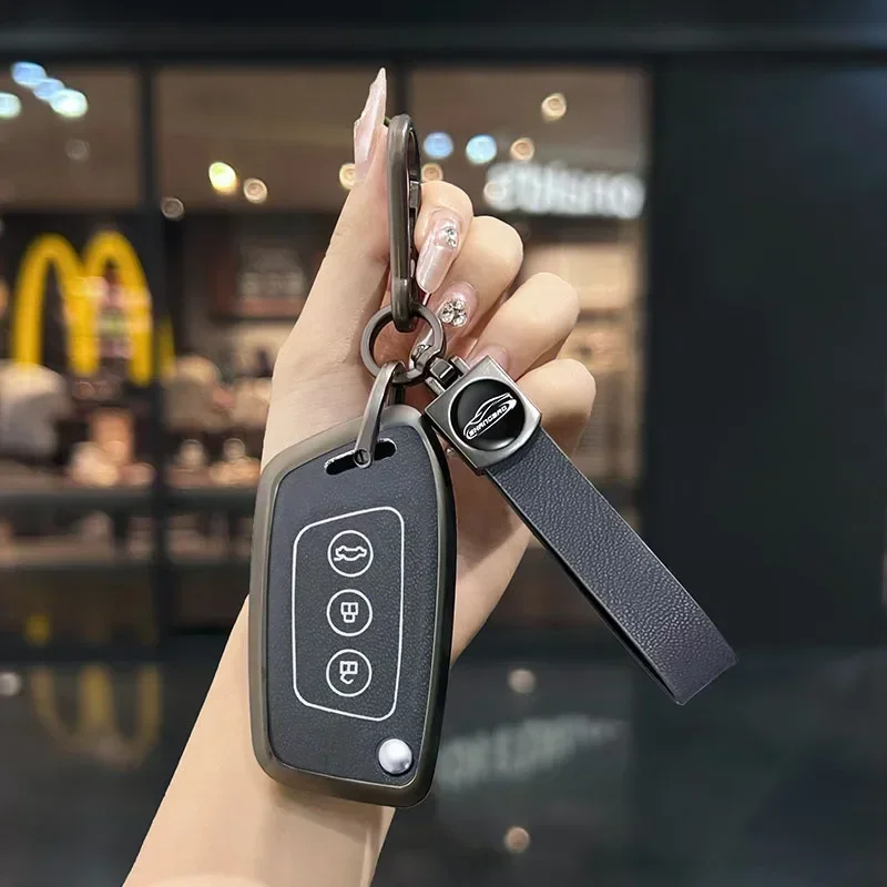 Zinc Alloy + Leather Car Leather Rope Keychain Key Ring For Baojun RS3 RS5 RC-6 RC-5 RM5 E300 3 Buttons Key Case Accessories
Zinc Alloy + Leather Car Leather Rope Keychain Key Ring For Baojun RS3 RS5 RC-6 RC-5 RM5 E300 3 Buttons Key Case Accessories