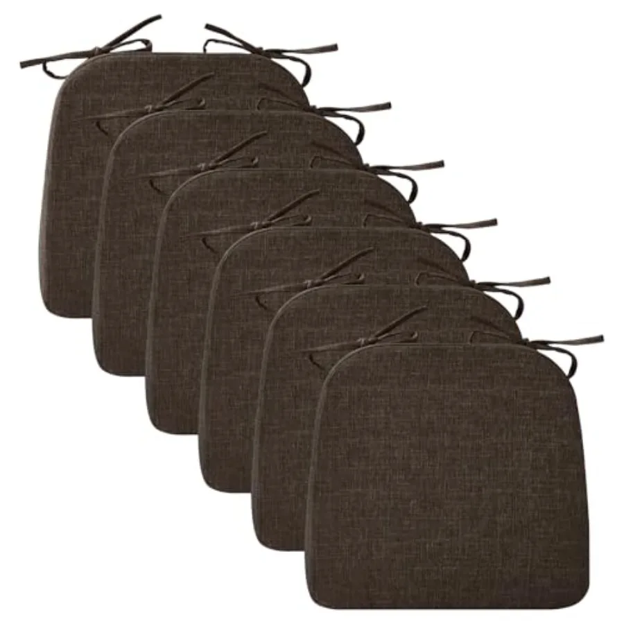 Chair Cushions for Dining Chairs 2" Thick Seat Cushions for Kitchen Chairs D-Shaped Chair Pads with Washable Cover Ties and Non
Chair Cushions for Dining Chairs 2" Thick Seat Cushions for Kitchen Chairs D-Shaped Chair Pads with Washable Cover Ties and Non