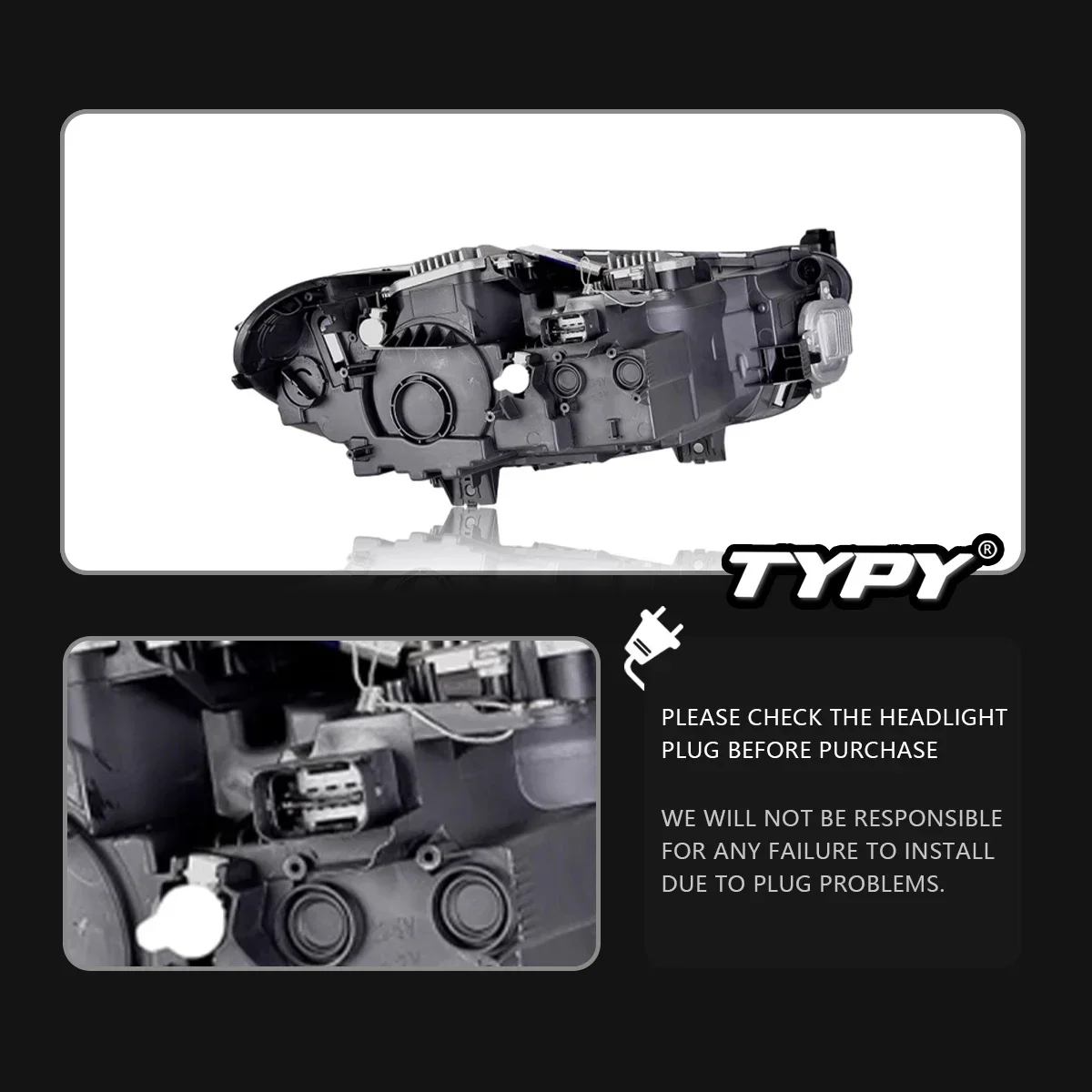 TYPY Car For BMW X1 F48 F49 Headlights 2016-2020 Upgrade Modified to New DRL Dynamic Turn Signal LED Headlight Auto Accessories
TYPY Car For BMW X1 F48 F49 Headlights 2016-2020 Upgrade Modified to New DRL Dynamic Turn Signal LED Headlight Auto Accessories