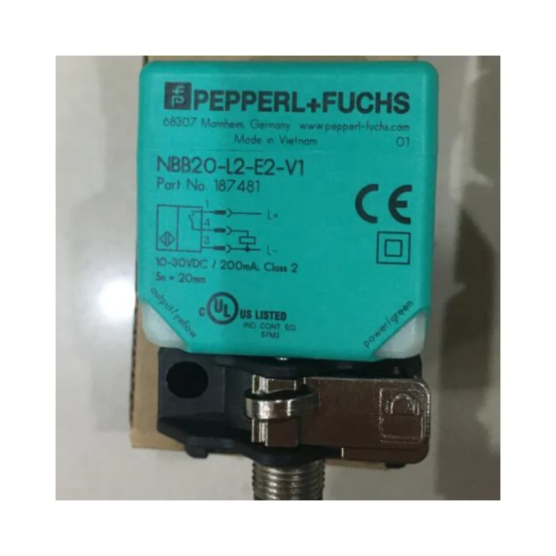 New New Original P+F NBB2-V3-E2 Inductive Block Proximity Sensor, 2 mm Detection, PNP NO
New New Original P+F NBB2-V3-E2 Inductive Block Proximity Sensor, 2 mm Detection, PNP NO