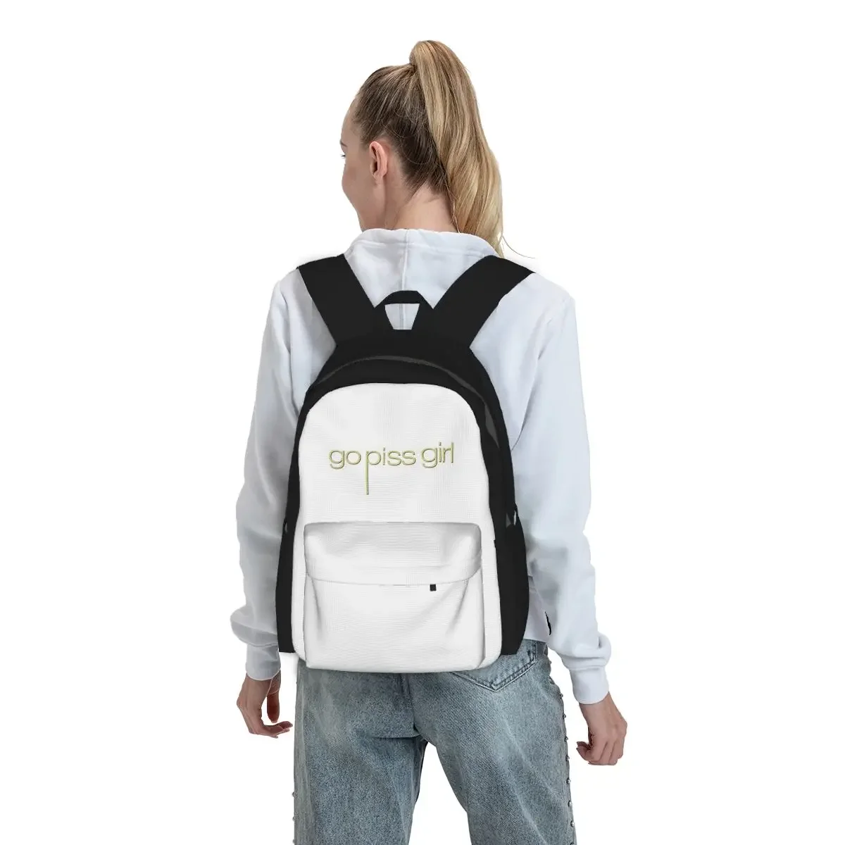 Go Piss Girl Backpack Boys Girls BookBag Children School Bag Computer Shoulder Bags for Men Women
Go Piss Girl Backpack Boys Girls BookBag Children School Bag Computer Shoulder Bags for Men Women