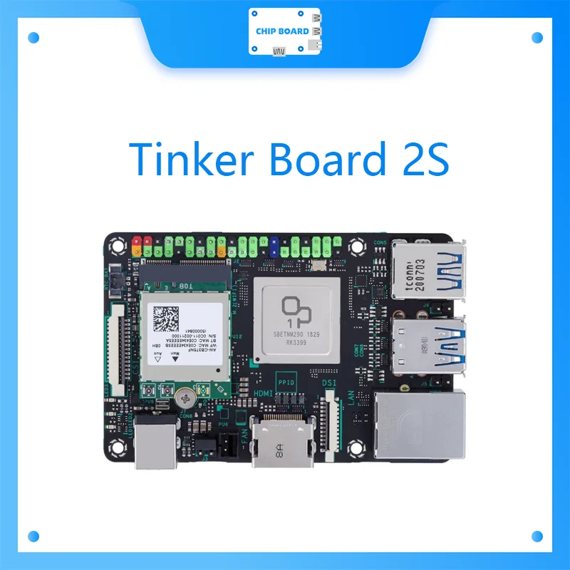 ASUS Tinker Board 2S Rockchip RK3399 одноплатный компьютер на базе Arm/SBC Поддержка Android 10/Ubuntu Tinkerboard 2S / Tinker2S
ASUS Tinker Board 2S Rockchip RK3399 одноплатный компьютер на базе Arm/SBC Поддержка Android 10/Ubuntu Tinkerboard 2S / Tinker2S