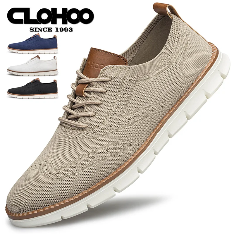 CLOHOO Breathable Mesh Sports Casual Men Flat Shoes Comfortable Soft Sole Walking Shoes Footwear Plus Size 39-48 White Sneakers
CLOHOO Breathable Mesh Sports Casual Men Flat Shoes Comfortable Soft Sole Walking Shoes Footwear Plus Size 39-48 White Sneakers