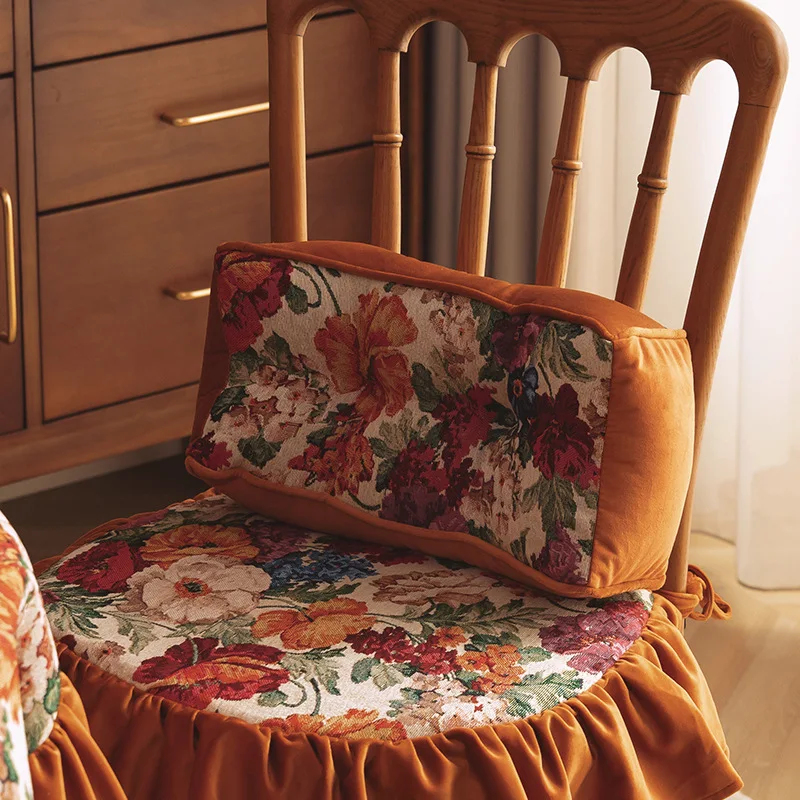 Nordic Ins Style Office Waist Pillow Creative Handmade Sofa Bedside Floral Cushion Garden Chair Cushion With Straps
Nordic Ins Style Office Waist Pillow Creative Handmade Sofa Bedside Floral Cushion Garden Chair Cushion With Straps