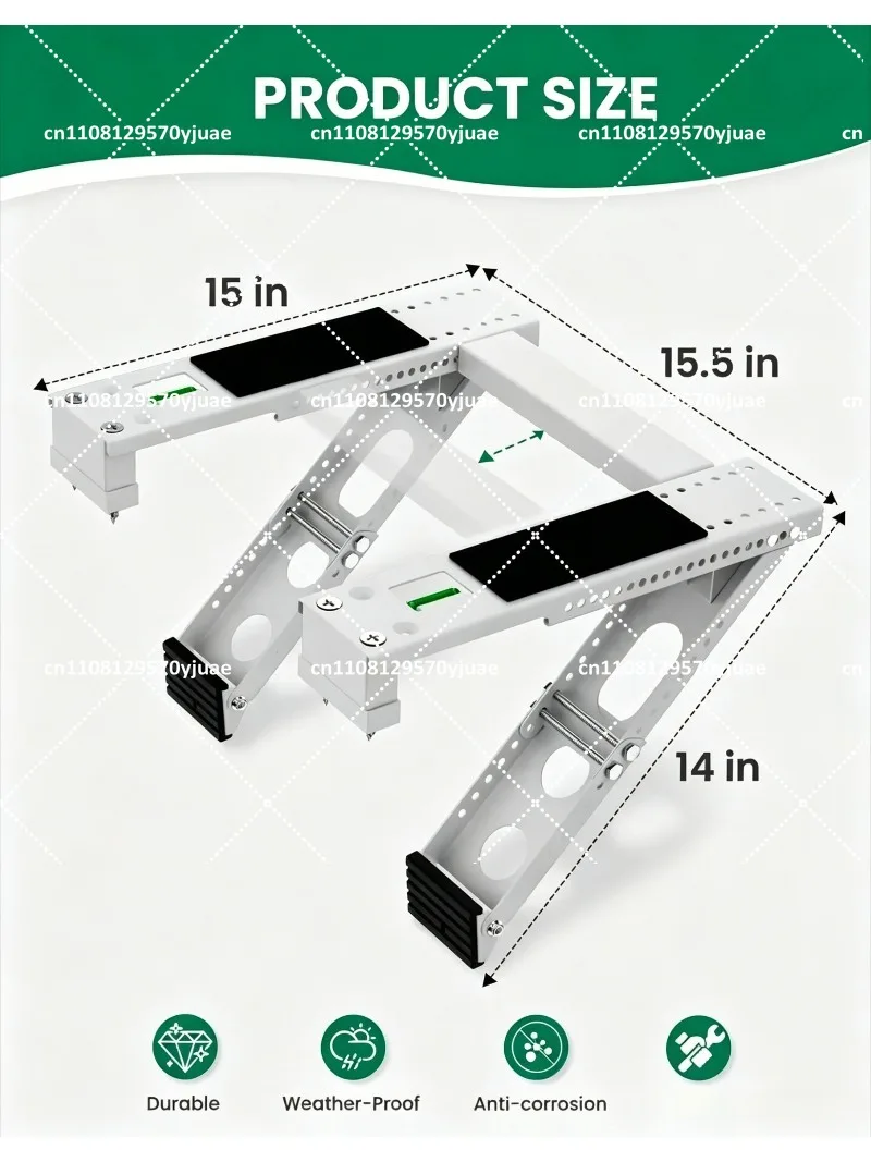 Heavy Duty Foldable AC Bracket, Universal Wall Mount for Window Air Conditioner, Max Load 200kg
Heavy Duty Foldable AC Bracket, Universal Wall Mount for Window Air Conditioner, Max Load 200kg