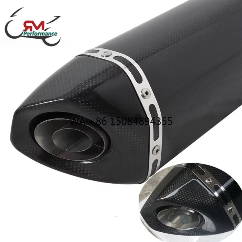 470mm Motorcycle Exhaust Universal Carbon Fiber Exhaust 51MM Moto
470mm Motorcycle Exhaust Universal Carbon Fiber Exhaust 51MM Moto