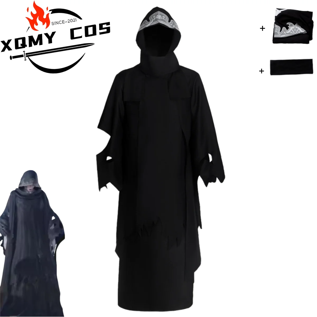 XqGame Final Fantasy VII Reunion Cloud Cosplay Costume Disguise for Adult Black Hooded Robe Cloak Man Woman Halloween Suit
XqGame Final Fantasy VII Reunion Cloud Cosplay Costume Disguise for Adult Black Hooded Robe Cloak Man Woman Halloween Suit