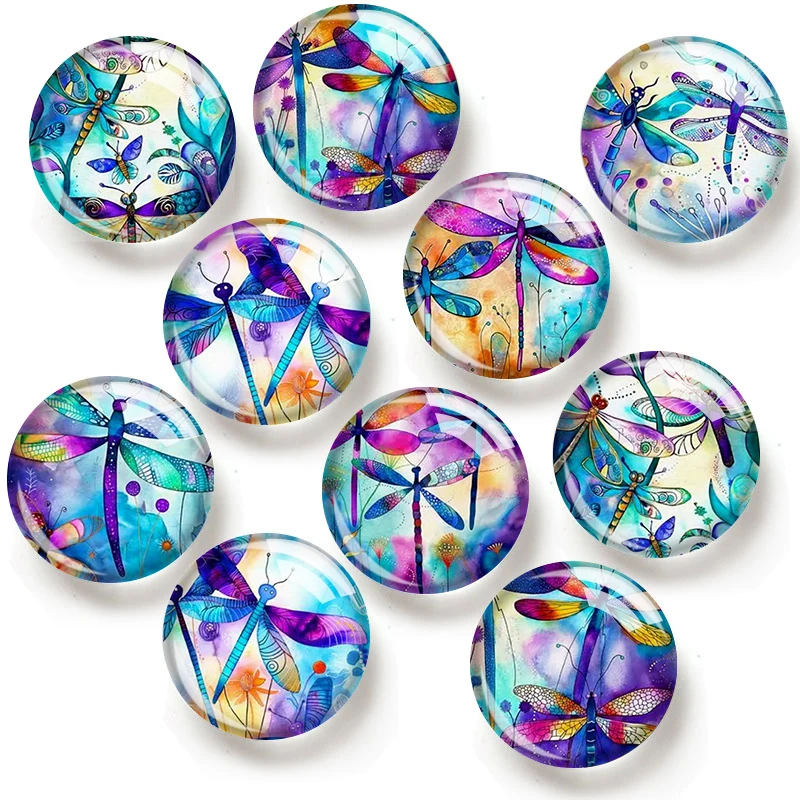 Dragonfly watercolor 12/18/20/25mm glass cabochon bracelet pendant rings for jewelry demo earrings back Making findings
Dragonfly watercolor 12/18/20/25mm glass cabochon bracelet pendant rings for jewelry demo earrings back Making findings