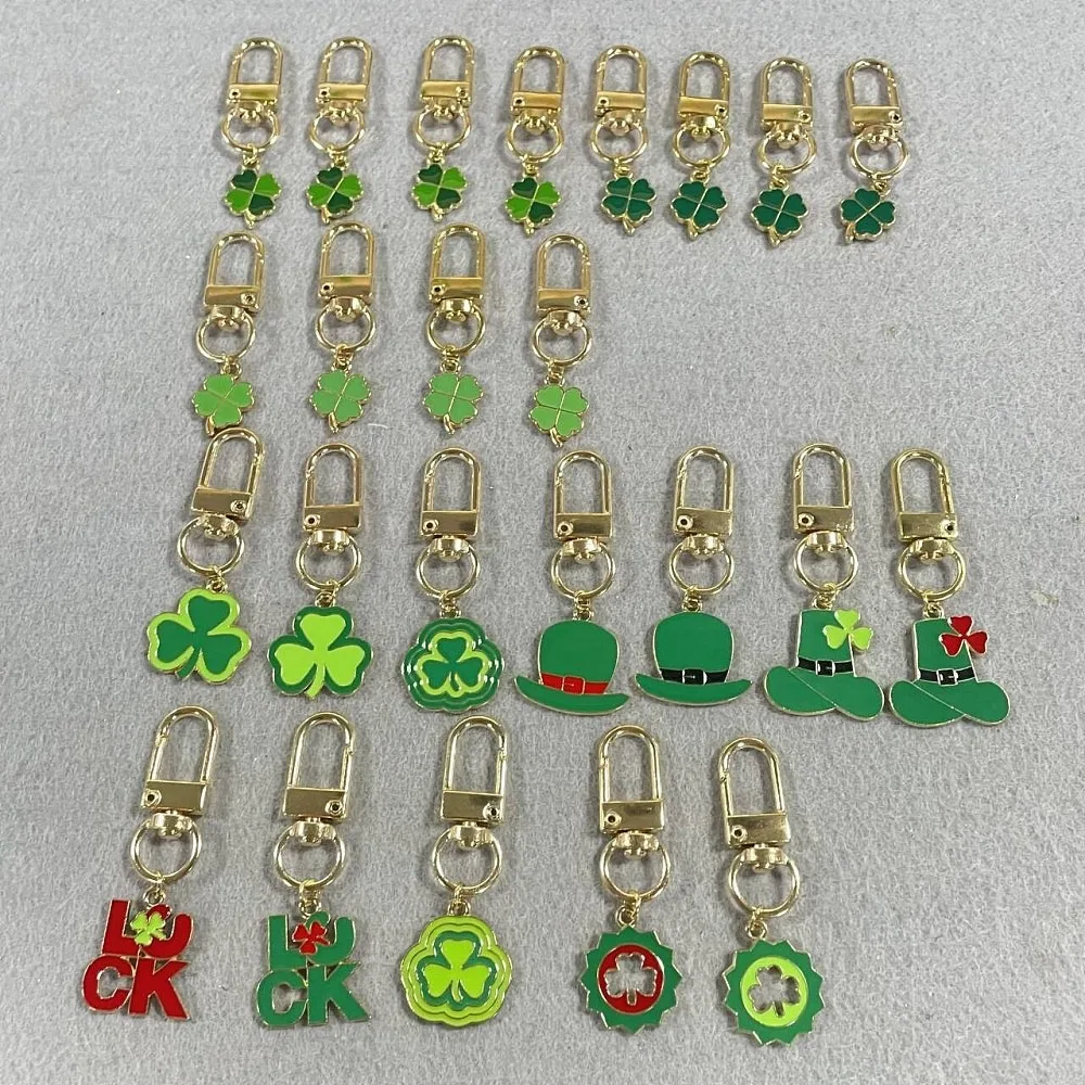 24Pcs 24 Styles Alloy Enamel Clover Hat Word Pendant Decorations with Swivel Clasps Golden Mixed Color 52~57mm
24Pcs 24 Styles Alloy Enamel Clover Hat Word Pendant Decorations with Swivel Clasps Golden Mixed Color 52~57mm