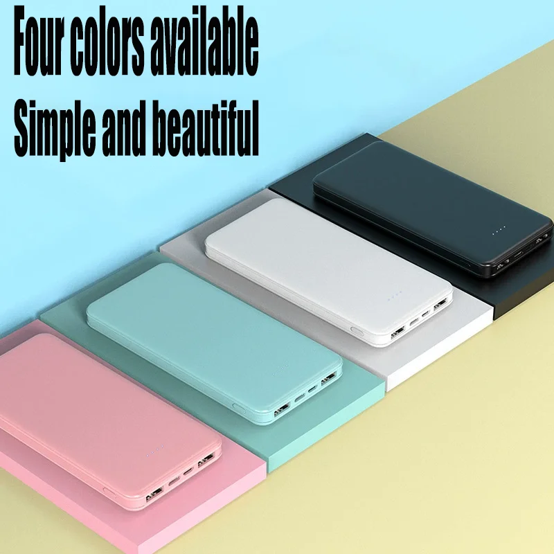 Ultra-thin portable, self-contained power bank 20000mA large capacity mobile power supply ordinary fast charging
Ultra-thin portable, self-contained power bank 20000mA large capacity mobile power supply ordinary fast charging