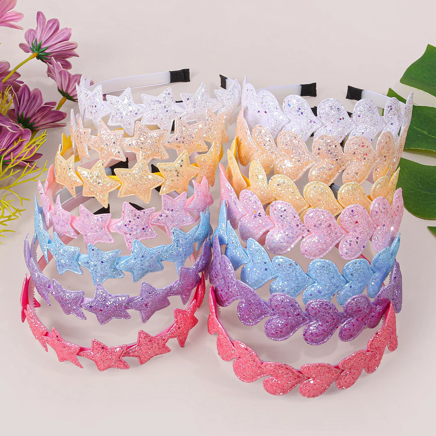 7pcs Girls Heart Star Headbands Girls Sparkly Heart Headband Flower Hairbands with Teeth Children Kids Party Hair Accessories
7pcs Girls Heart Star Headbands Girls Sparkly Heart Headband Flower Hairbands with Teeth Children Kids Party Hair Accessories