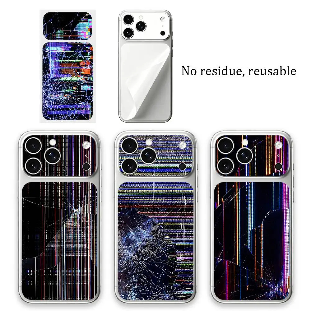 Colorful Glitch Screen Back Skin Sticker For iPhone 17 Pro,17 Pro Max Anti-Scratch Protective Film
Colorful Glitch Screen Back Skin Sticker For iPhone 17 Pro,17 Pro Max Anti-Scratch Protective Film