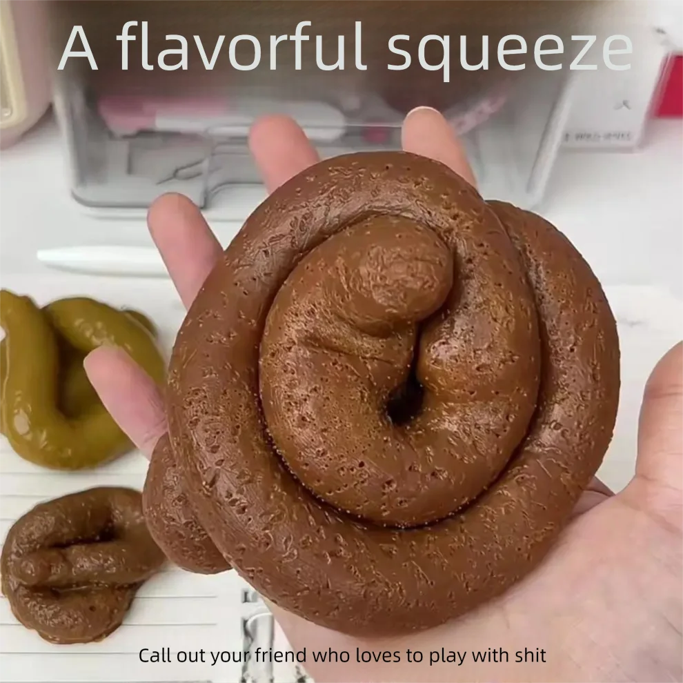Funny Prank Poop Squishy Toy - Giant Realistic Fake Poop Stress Ball, Hilarious Gag Gift for Jokes and Anxiety Relief
Funny Prank Poop Squishy Toy - Giant Realistic Fake Poop Stress Ball, Hilarious Gag Gift for Jokes and Anxiety Relief