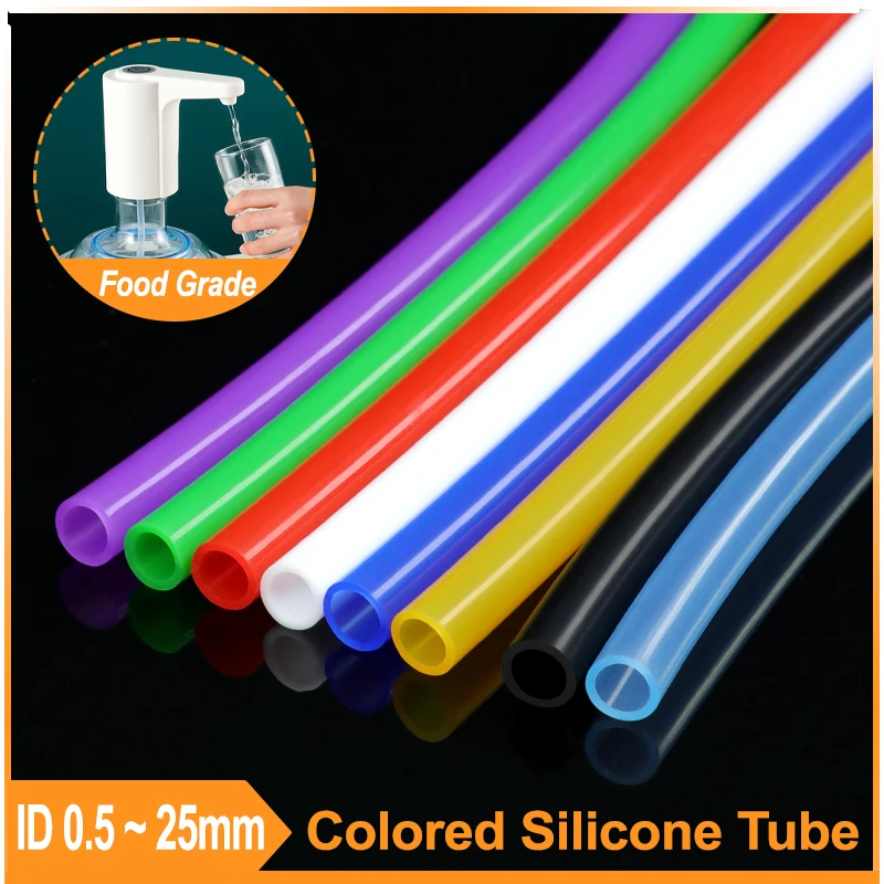 1M/2M Colored Silicone Tubing ID 0.5mm ~ 25mm Flexible Food Grade Tasteless High Temperature Soft Pipe Aquarium Silicone Hoses
1M/2M Colored Silicone Tubing ID 0.5mm ~ 25mm Flexible Food Grade Tasteless High Temperature Soft Pipe Aquarium Silicone Hoses