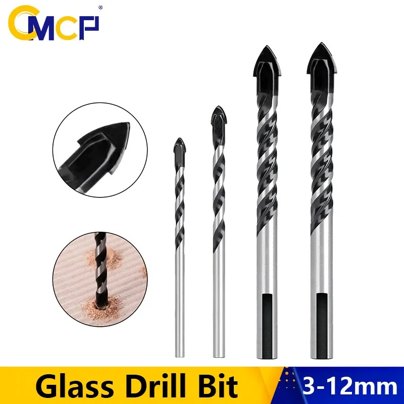 CMCP Drill Bit 3-12mm Glass Drill Bit Carbide Triangle Hole Cutter For Ceramic Glass Tile Concrete Brick Drilling Tools
CMCP Drill Bit 3-12mm Glass Drill Bit Carbide Triangle Hole Cutter For Ceramic Glass Tile Concrete Brick Drilling Tools