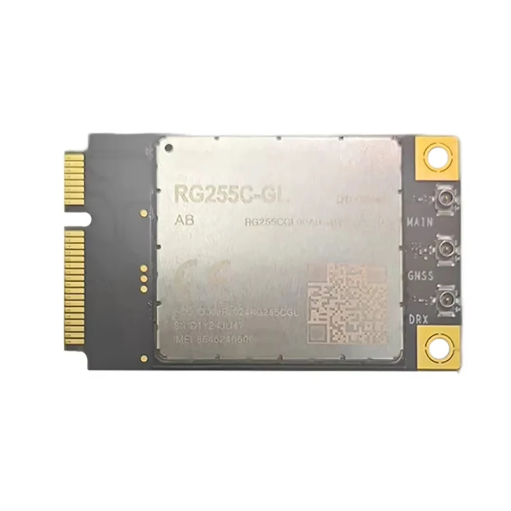 RG255C-GL Mini PCIe 5G RedCap Global Module 3GPP Rel-17 Integrated GNSS Receiver LTE Cat4 5G Sub-6GHz SA Modes
RG255C-GL Mini PCIe 5G RedCap Global Module 3GPP Rel-17 Integrated GNSS Receiver LTE Cat4 5G Sub-6GHz SA Modes
