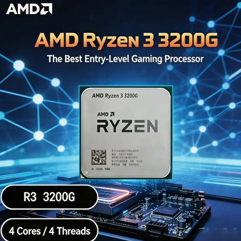 Ryzen 3 Gen 3200G 4C4T 36GHz 40GHz Turbo 4MB L3 65W TDP AM4 Built-in Graphics Save Discrete Cost No Fan
Ryzen 3 Gen 3200G 4C4T 36GHz 40GHz Turbo 4MB L3 65W TDP AM4 Built-in Graphics Save Discrete Cost No Fan