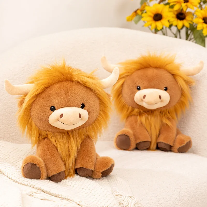 Fluffy Highland Cow Stuffed Animal Soft Cuddly Scottish Cow Plush Toy Cute Farm Animal Plushie for Home Decor Hugging Pillow
Fluffy Highland Cow Stuffed Animal Soft Cuddly Scottish Cow Plush Toy Cute Farm Animal Plushie for Home Decor Hugging Pillow