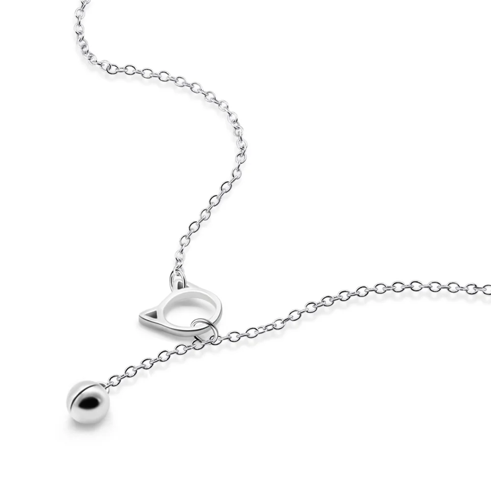 Sweet Cute kitten Pendant Necklace for Women 925 Silver Sterling Kawaii Cute Animal Cross Chain Jewelry Valentine's Day Gifts
Sweet Cute kitten Pendant Necklace for Women 925 Silver Sterling Kawaii Cute Animal Cross Chain Jewelry Valentine's Day Gifts