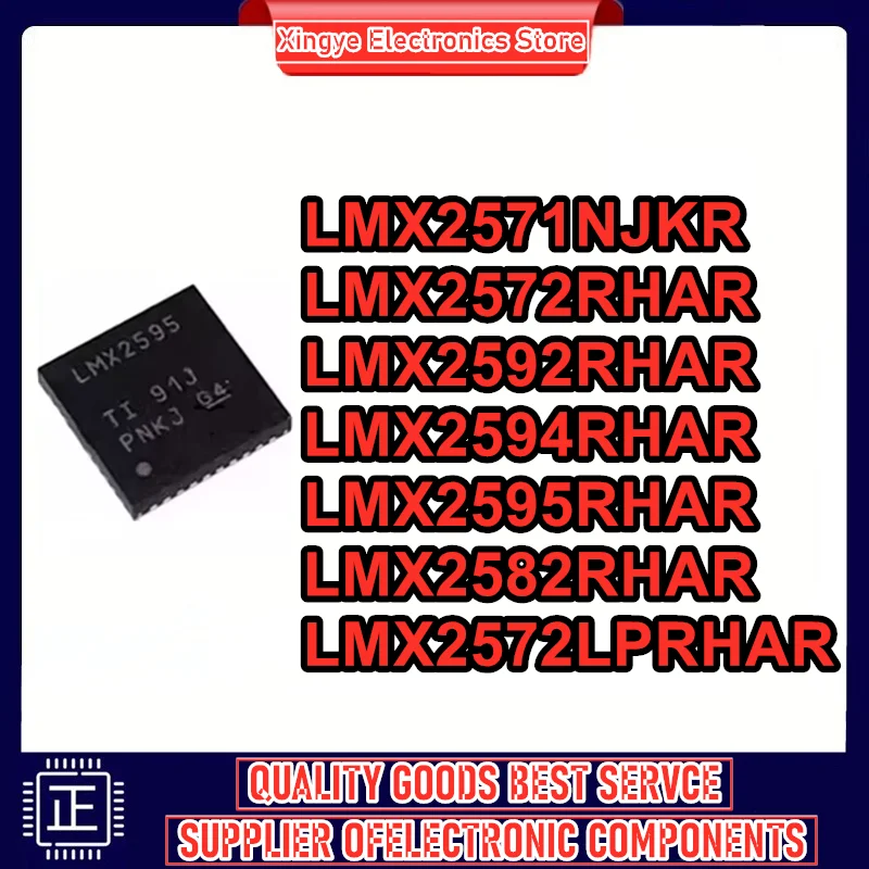LMX2571NJKR LMX2572RHAR LMX2592RHAR LMX2594RHAR LMX2595RHAR LMX2582RHAR LMX2572LPRHAR VQFN Чипсет IC Новый оригинальный на складе
LMX2571NJKR LMX2572RHAR LMX2592RHAR LMX2594RHAR LMX2595RHAR LMX2582RHAR LMX2572LPRHAR VQFN Чипсет IC Новый оригинальный на складе