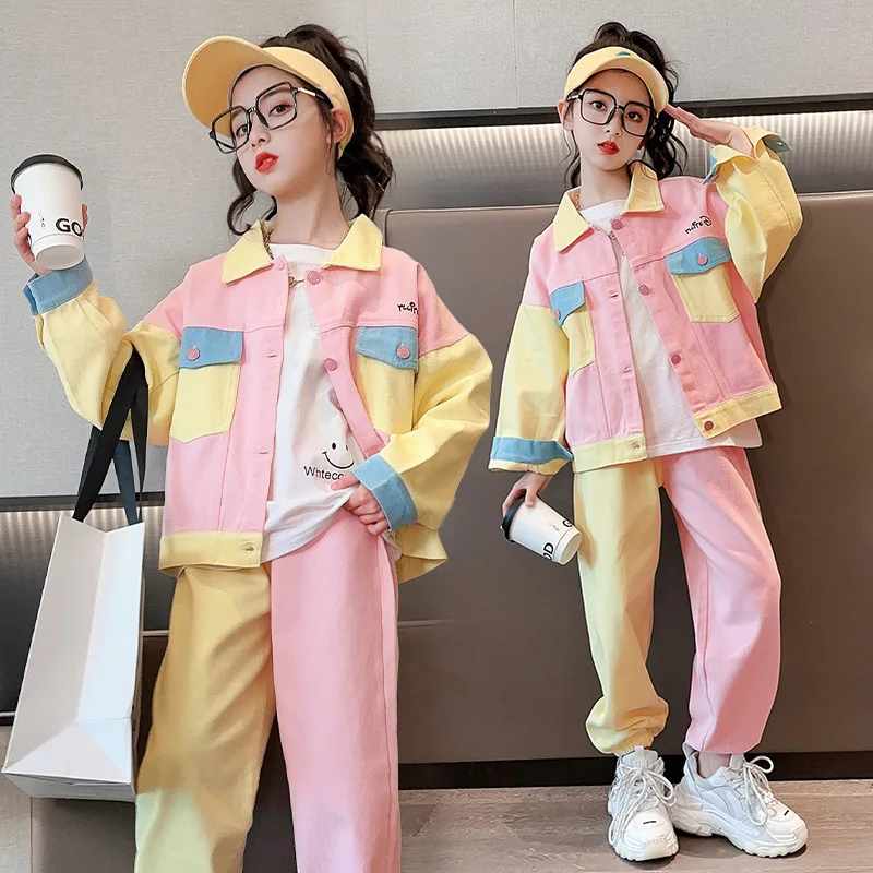 Girls Autumn Clothing Coat +Pants 2 Piece Set 2024 Korean Spring 4-16 Years Children's Outdoor Outfits Casual Sports Fashion Set
Girls Autumn Clothing Coat +Pants 2 Piece Set 2024 Korean Spring 4-16 Years Children's Outdoor Outfits Casual Sports Fashion Set