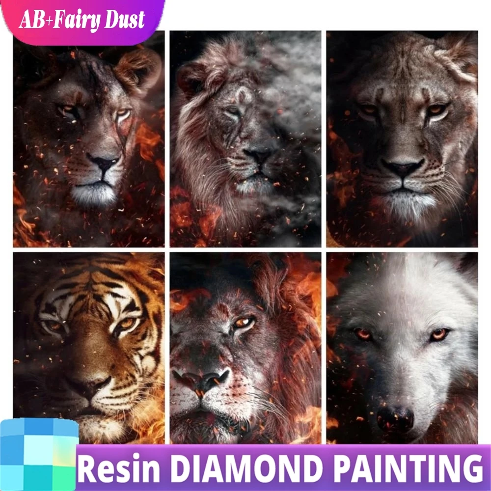 Смола AB Фея Пыль 5D Дрель Алмазная картина Огонь Лев Тигр Волк Diy Мозаика Единорог 3D Полный квадрат/диамант Aniaml Вышивка крестиком
Смола AB Фея Пыль 5D Дрель Алмазная картина Огонь Лев Тигр Волк Diy Мозаика Единорог 3D Полный квадрат/диамант Aniaml Вышивка крестиком