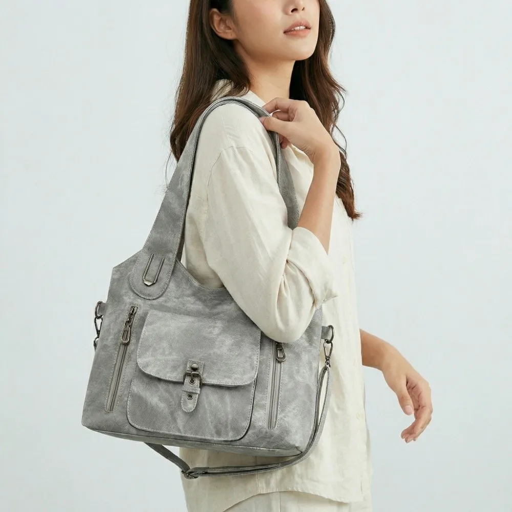 Tie-dye Handbag Retro Tote Bag Multi-pockets Magnetic Button Contrast Color Shoulder Bag Large Capacity Anti-splash Water
Tie-dye Handbag Retro Tote Bag Multi-pockets Magnetic Button Contrast Color Shoulder Bag Large Capacity Anti-splash Water