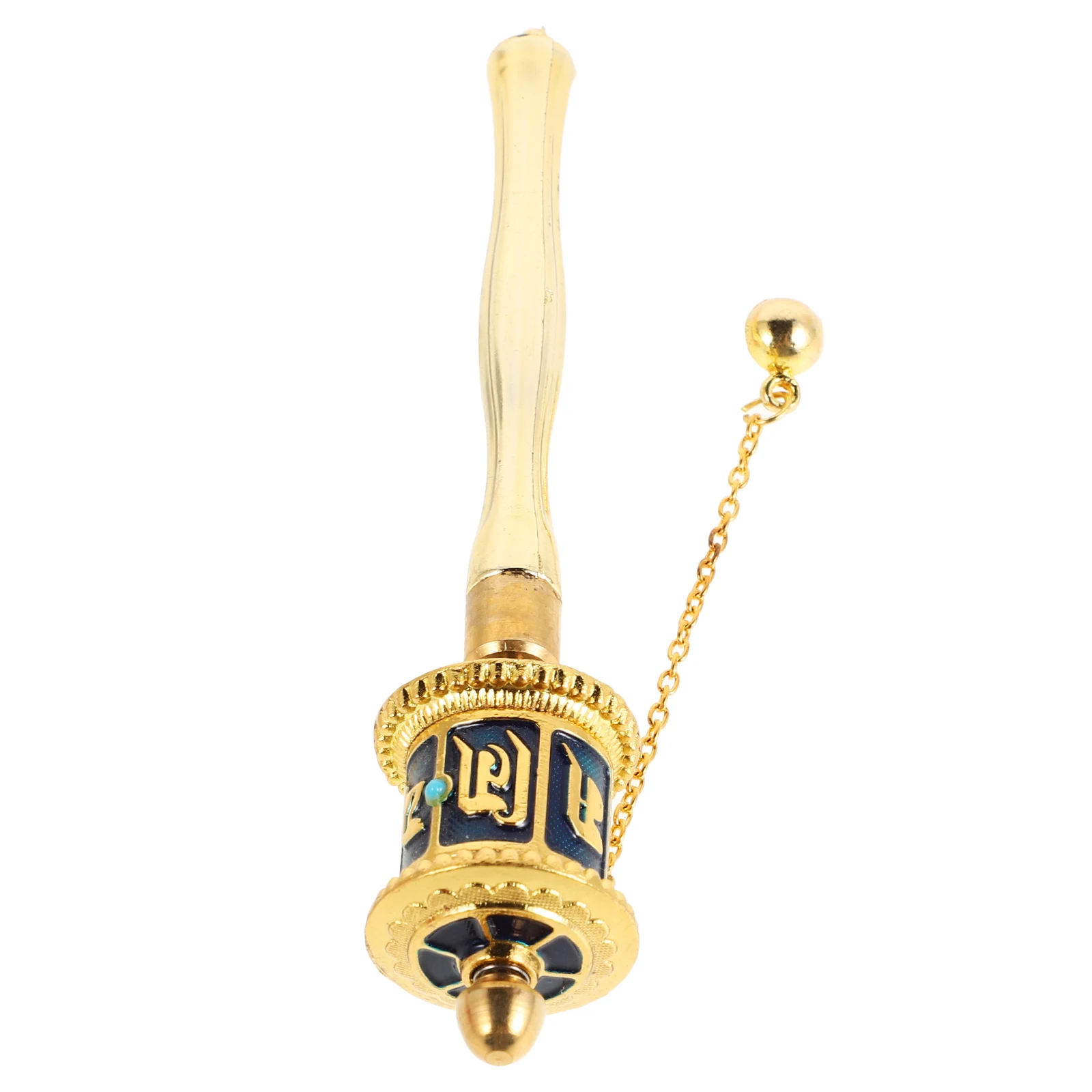 Handheld Prayer Wheel Mini Delicate Alloy Spinning Decor Six Syllable Dual Bearing Portable Meditation Tibetan Artifact
Handheld Prayer Wheel Mini Delicate Alloy Spinning Decor Six Syllable Dual Bearing Portable Meditation Tibetan Artifact