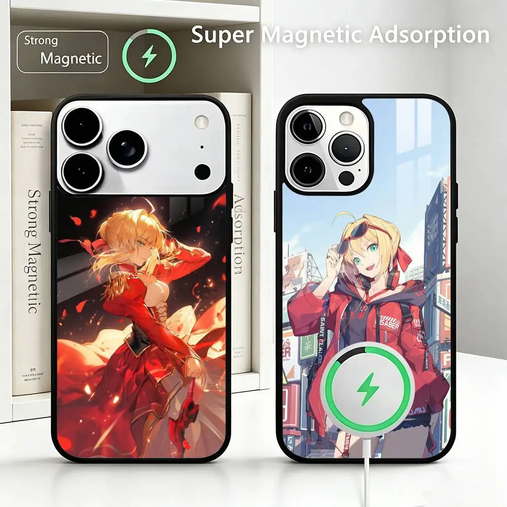 F-Fate Extella N-Nero Claudius Cute Wireless charging phone case compatible with iPhone 17/16/15/14/13/12/11
F-Fate Extella N-Nero Claudius Cute Wireless charging phone case compatible with iPhone 17/16/15/14/13/12/11