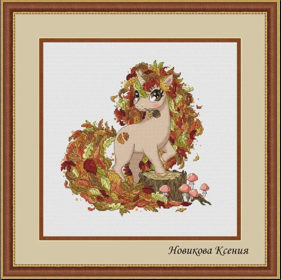 Cross Stitch Kit for DIY Handmade Home Decor, Birds on a Teapot Bouquet, Fabric Cloth, Cotton -17- Unicorn in Autumn 36-37
Cross Stitch Kit for DIY Handmade Home Decor, Birds on a Teapot Bouquet, Fabric Cloth, Cotton -17- Unicorn in Autumn 36-37