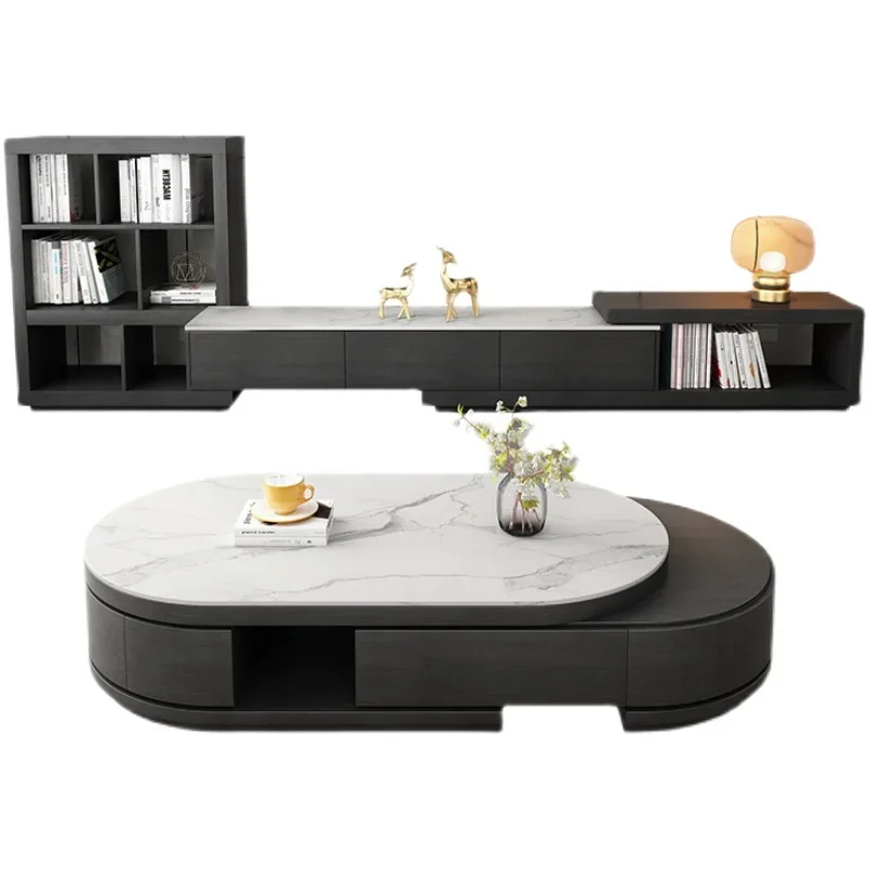 Rock slab coffee table TV cabinet combination light luxury Nordic modern simplicity
Rock slab coffee table TV cabinet combination light luxury Nordic modern simplicity