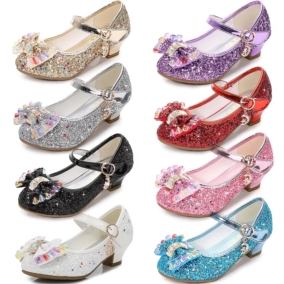 Children Glitter Crystal Sandals Girls High Heels Fashion Princess Leather Shoes Kids Dance Party Performance Birthday Shoes
Children Glitter Crystal Sandals Girls High Heels Fashion Princess Leather Shoes Kids Dance Party Performance Birthday Shoes