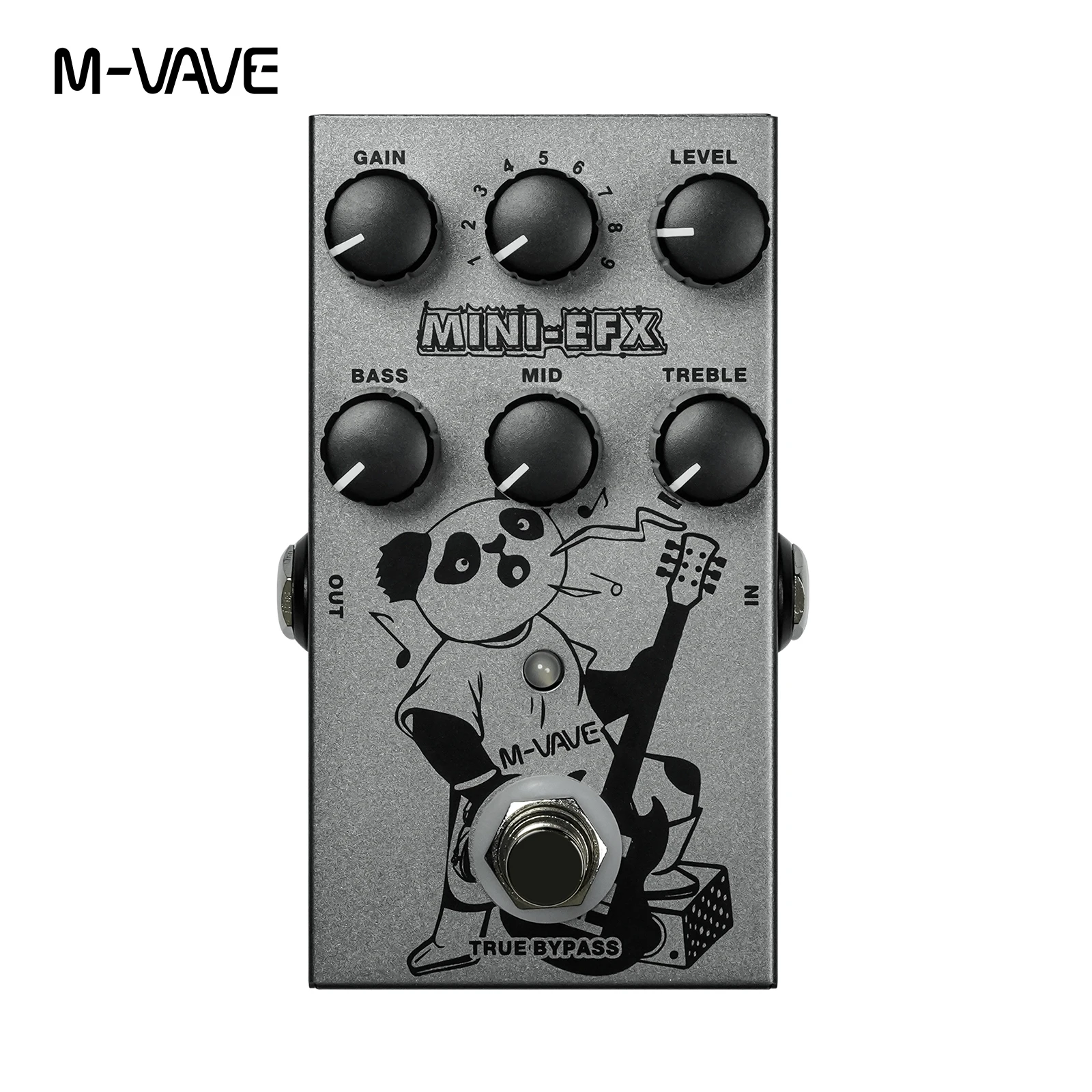 M-VAVE Panda Distortion Pedal - Boost/Overdrive/Distortion 3-in-1 Mnini EFX
M-VAVE Panda Distortion Pedal - Boost/Overdrive/Distortion 3-in-1 Mnini EFX